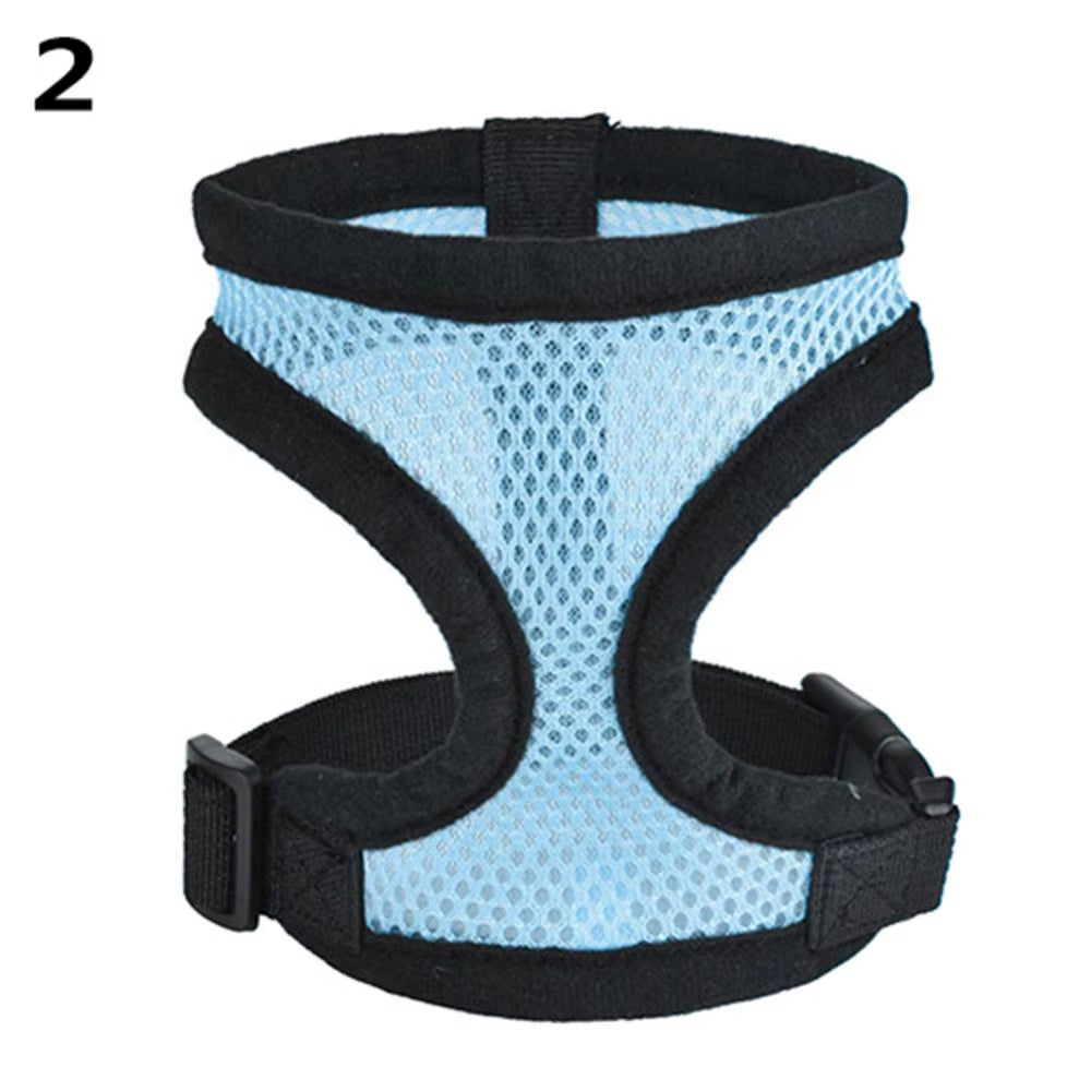 Breathable Small Pet Collar Mesh Dog Harness and Leash Set Cat Vest Harness for Chihuahua Puppy Pug Bulldog Cat Arnes Perro