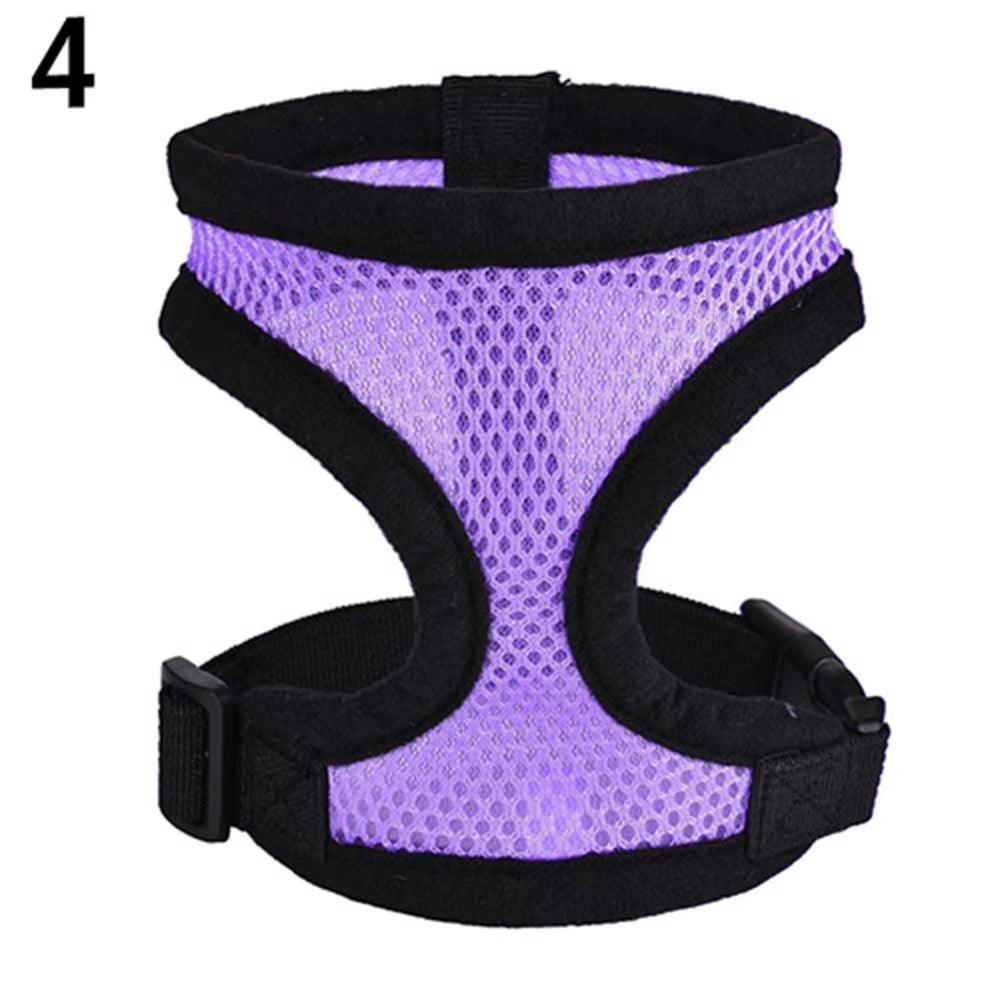 Breathable Small Pet Collar Mesh Dog Harness and Leash Set Cat Vest Harness for Chihuahua Puppy Pug Bulldog Cat Arnes Perro
