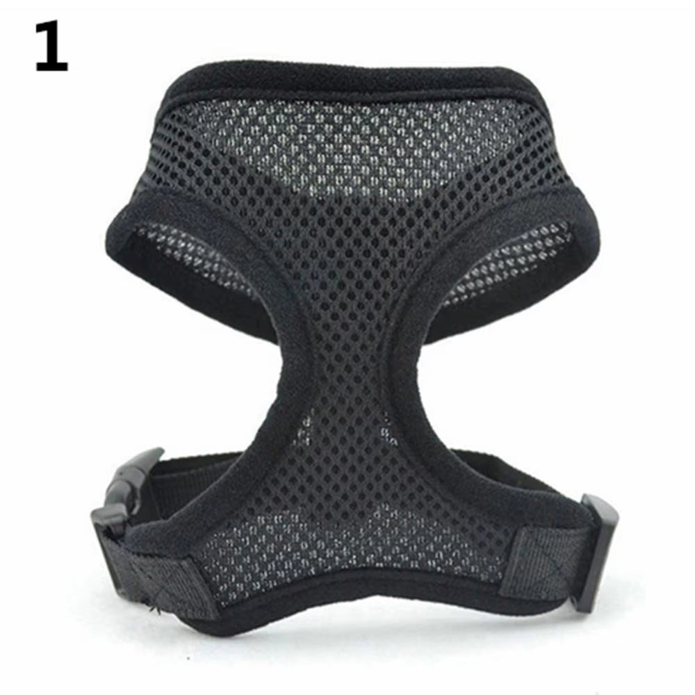Breathable Small Pet Collar Mesh Dog Harness and Leash Set Cat Vest Harness for Chihuahua Puppy Pug Bulldog Cat Arnes Perro