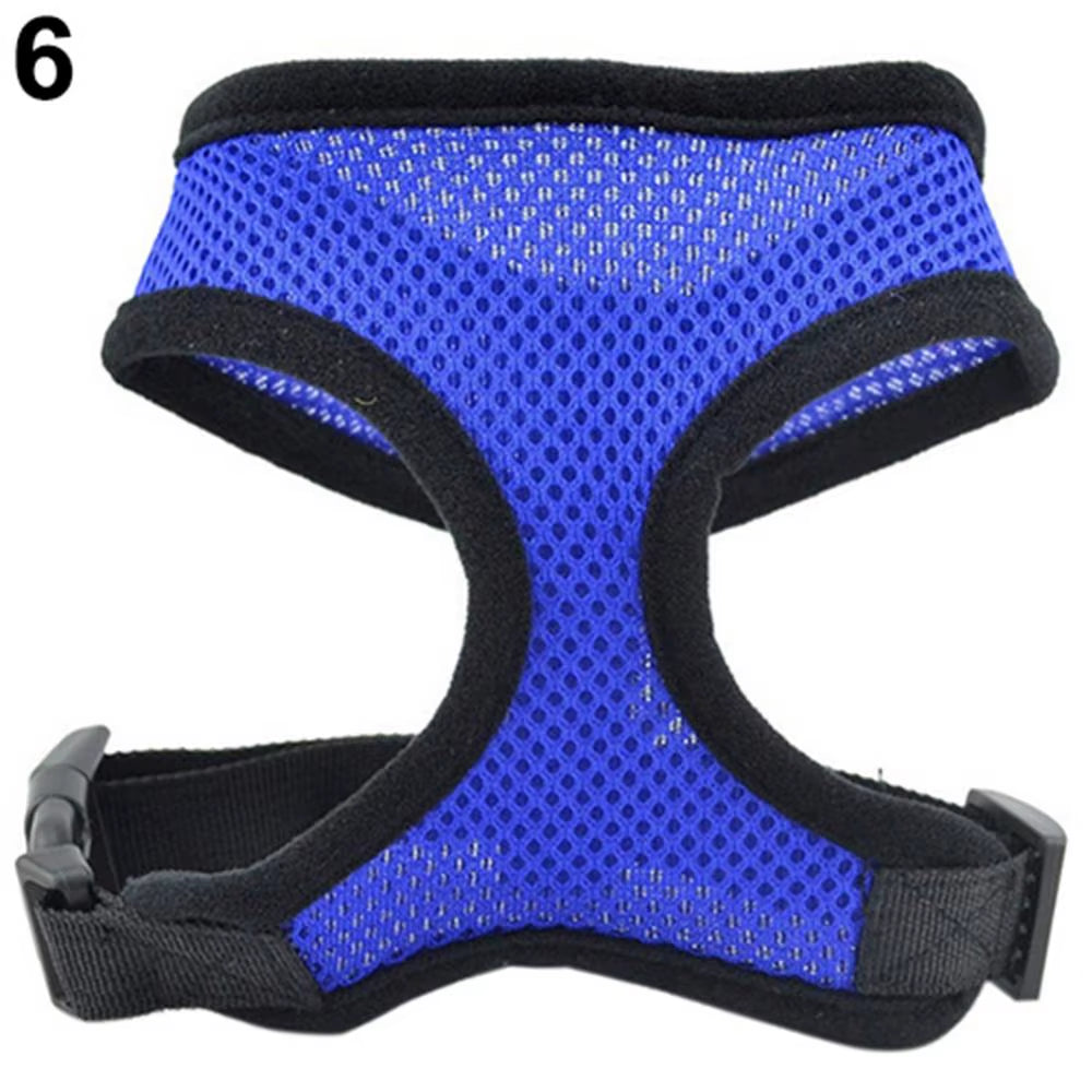 Breathable Small Pet Collar Mesh Dog Harness and Leash Set Cat Vest Harness for Chihuahua Puppy Pug Bulldog Cat Arnes Perro