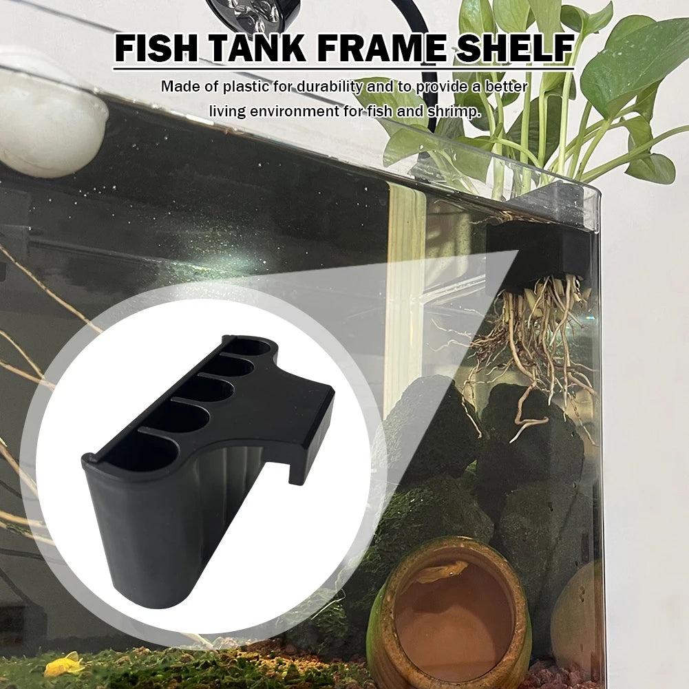 Aquarium Planter with Integrated Hook for Fish Tank Potted Live Aquarium Plants Aquarium Plant Basket Fish Tank Decorations