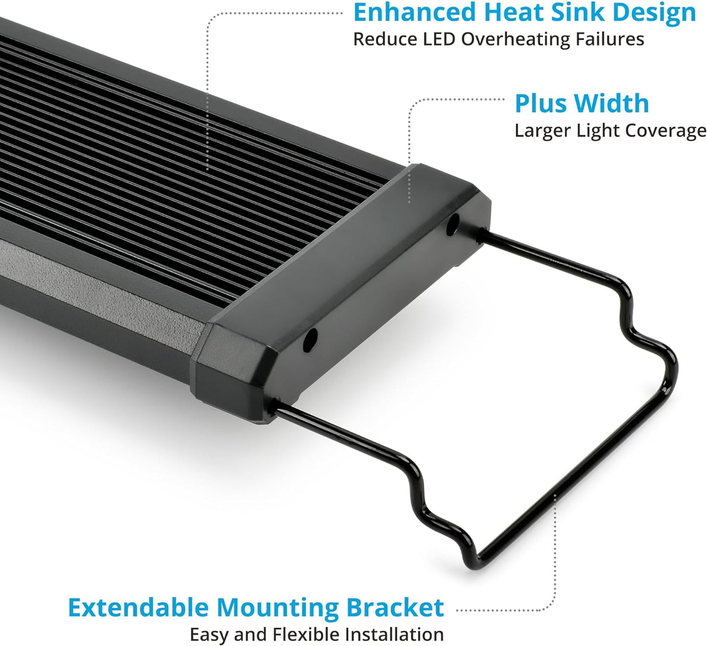 Classicled plus LED Aquarium Light with Timer, 32 Watts, for 48 to 54 Inch Fish Tank Light, Daylight and Moonlight Cycle