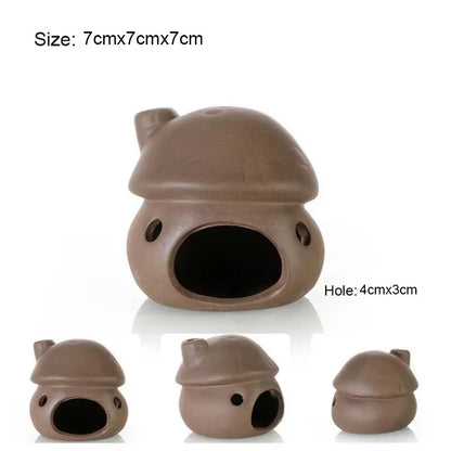 Ceramic Aquarium Decoration Fish Shrimps Shelter House Pottery Scorpion House Canister Simulation Stone Fish Tank Decor Great