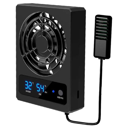 Terrariums Ventilator Cooling Fan Reptiles Tanks Hangable Air Coolers Automatic Terrariums Chiller Temperature Control Fan