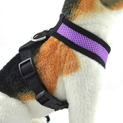 Breathable Small Pet Collar Mesh Dog Harness and Leash Set Cat Vest Harness for Chihuahua Puppy Pug Bulldog Cat Arnes Perro