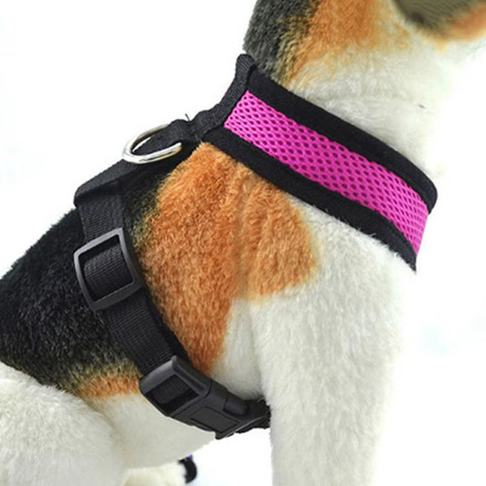 Breathable Small Pet Collar Mesh Dog Harness and Leash Set Cat Vest Harness for Chihuahua Puppy Pug Bulldog Cat Arnes Perro