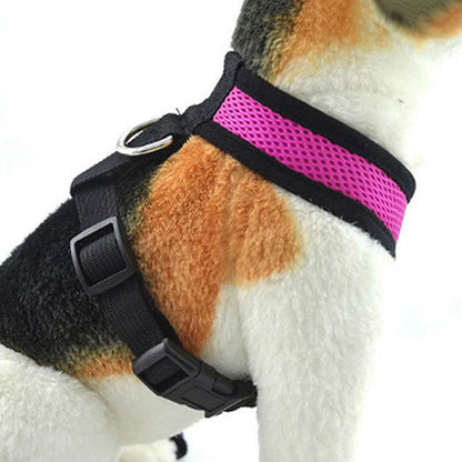 Breathable Small Pet Collar Mesh Dog Harness and Leash Set Cat Vest Harness for Chihuahua Puppy Pug Bulldog Cat Arnes Perro