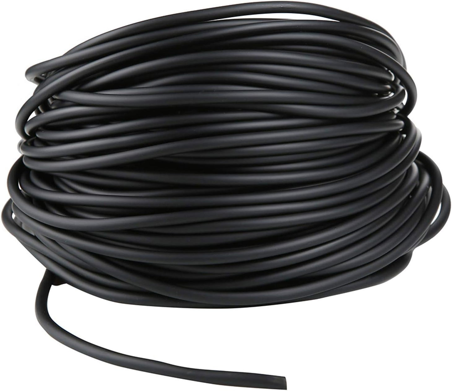 Aquarium 165 Feet Standard 3/16" Black Flexible Airline Tubing with Black Plastic Connectors for Fish Tank,Terrariums, and Hydroponics