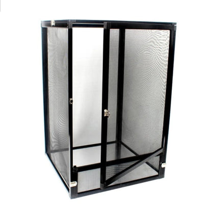 Reptile Terrarium Habitat Breeding Box Mini Transparent Reptiles Cage with Cover Nano Arboreal Tarantula Enclosure
