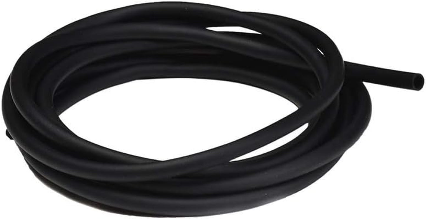 25 Feet Standard 3/16 Inch Airline Tubing Black for Aquariums, Terrariums, and Hydroponics (25Ft-Black)