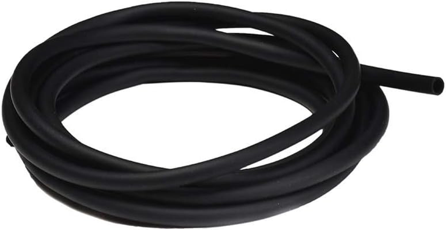 25 Feet Standard 3/16 Inch Airline Tubing Black for Aquariums, Terrariums, and Hydroponics (25Ft-Black)