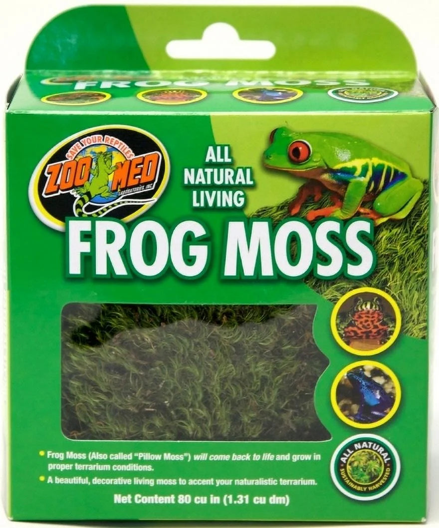 All Natural Living Frog Moss [Shelters, Reptile Supplies] 1 Count