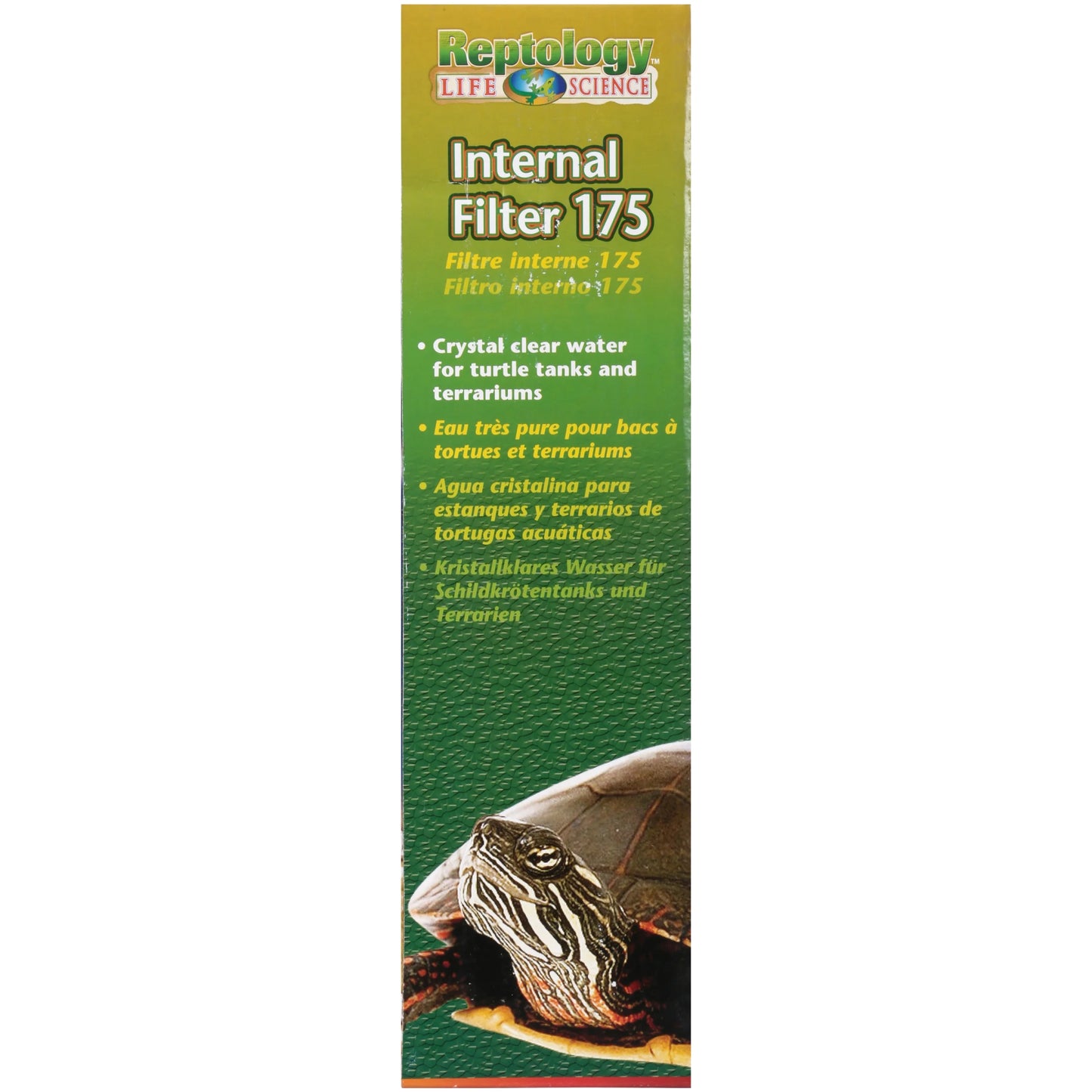 Reptology Aquarium Filter for Turtle Tanks and Reptile Terrariums – 175 GPH Adjustable