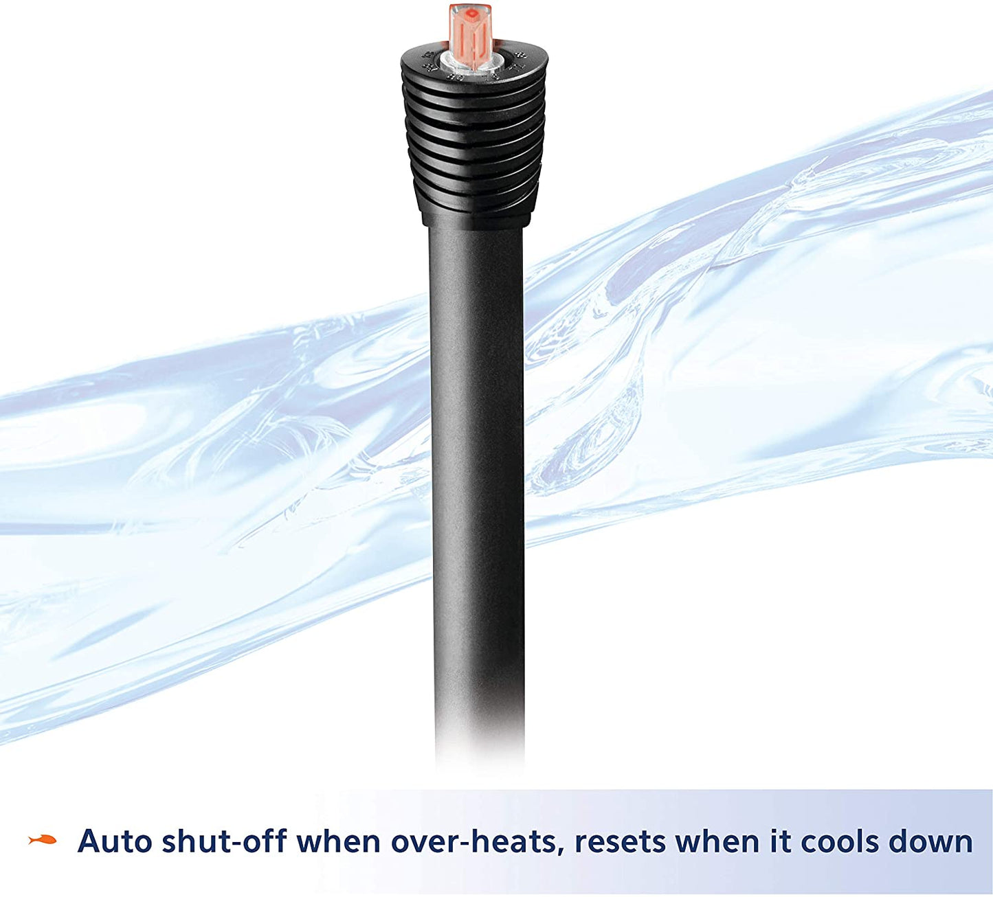 Pro 100 Submersible Aquarium Fish Tank Heater, 100 Watts, for up to 30 Gallon Fish Tanks