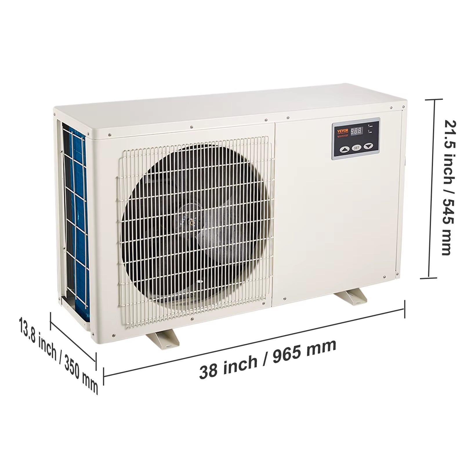 Aquarium Chiller 0.25/0.33/0.1/1.5HP Hydroponic Water Chiller Quiet Refrigeration Compressor for Fresh Water Fish Tank