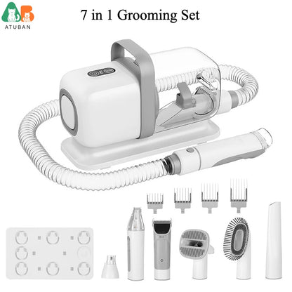 Dog Grooming Kit,15000Pa Strong Pet Grooming Vacuum for Dogs,2L Large Capacity Dog Vacuum for Shedding Grooming Hair