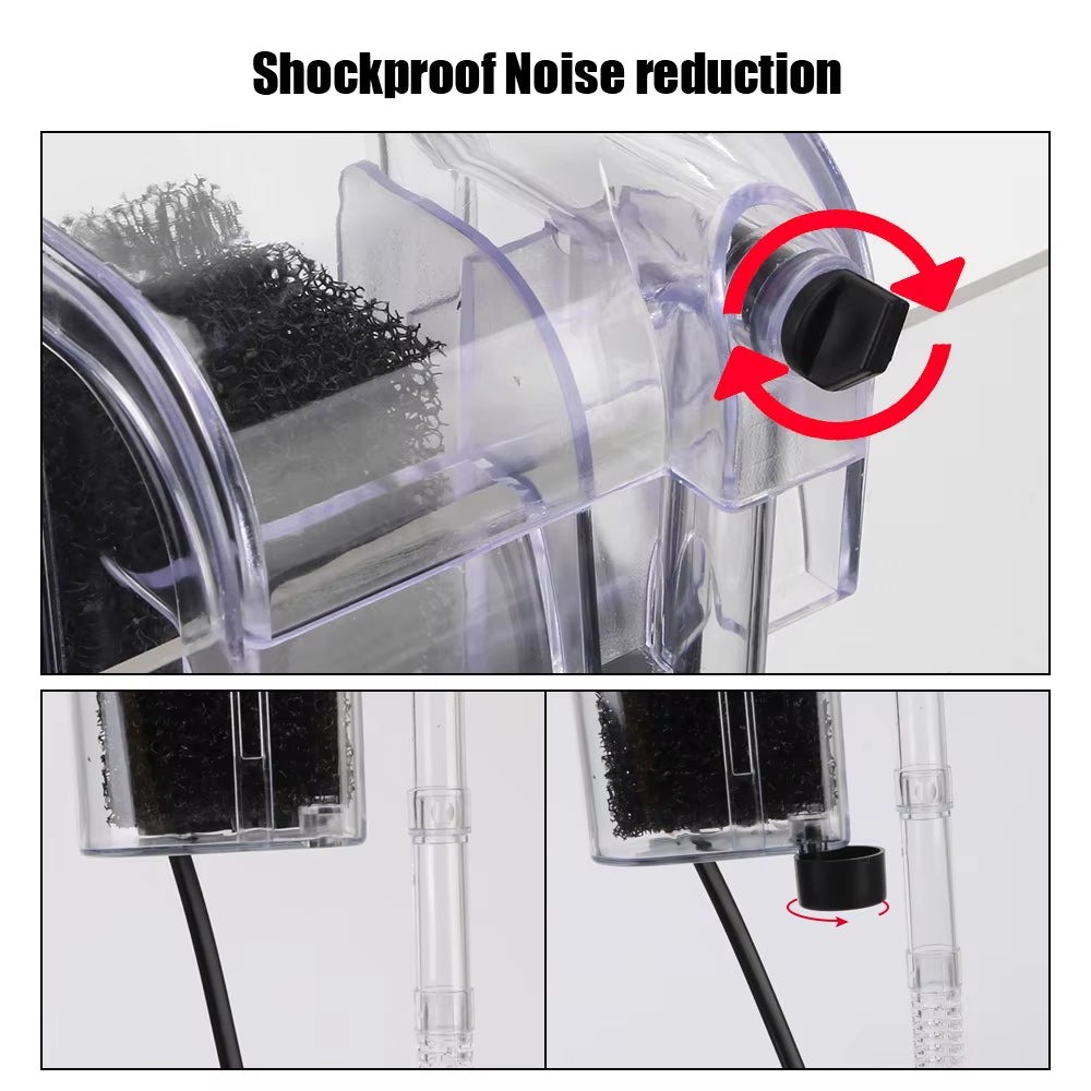 Oxygen Submersible Water Purifier Water Pumps Mini Fish Tank Filte for Aquarium Fish Tank 250L/H EU US Plug Aquarium Accessoires