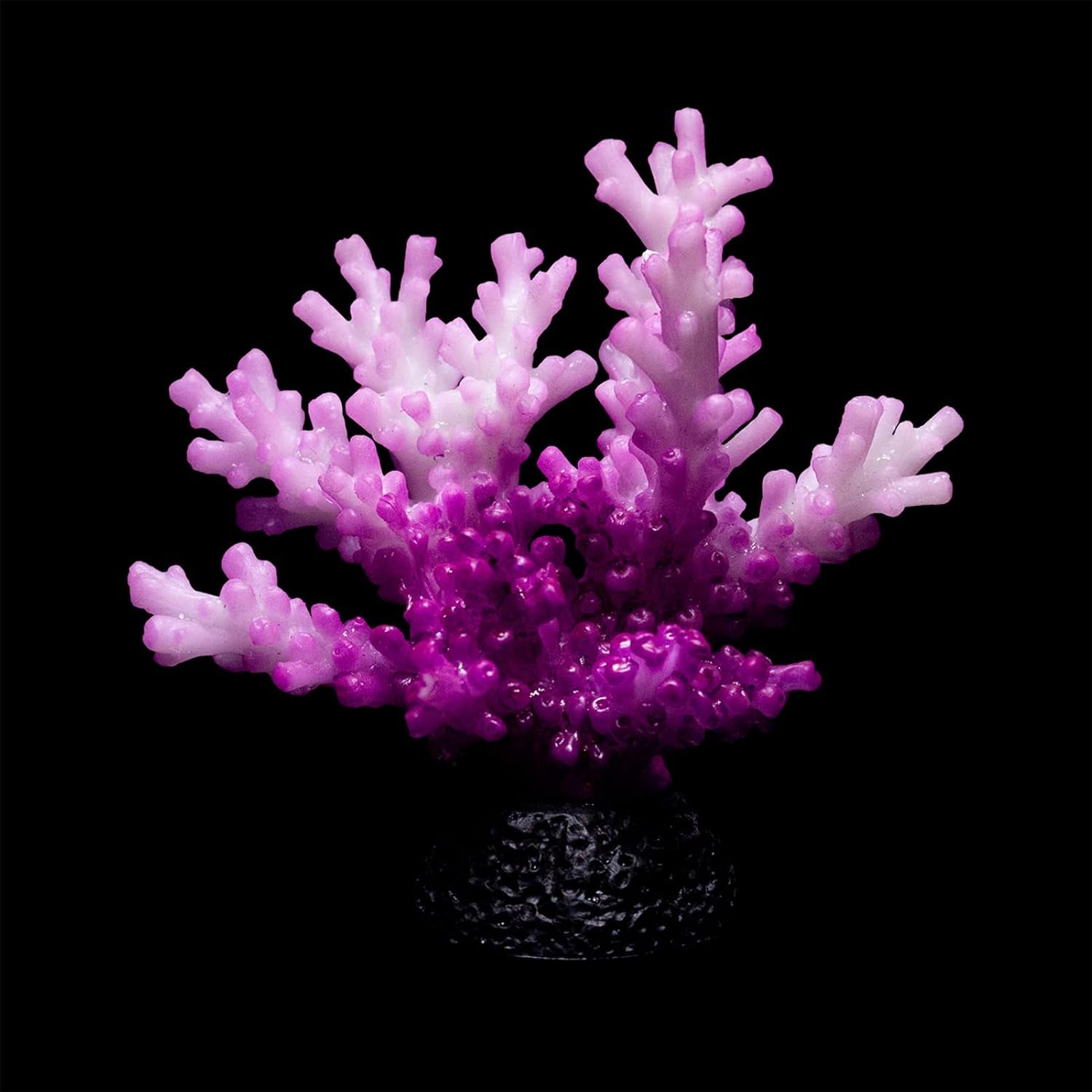 Aquarium Decorations: Glowing Coral Reef Decor Plants (Purple)