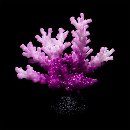 Aquarium Decorations: Glowing Coral Reef Decor Plants (Purple)