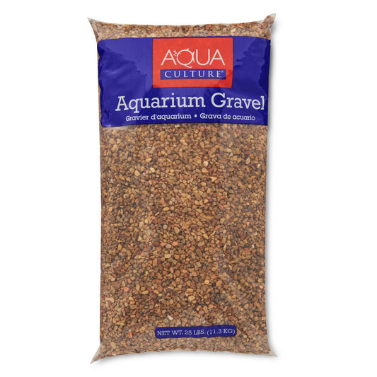 Fish Aquarium Gravel, Natural Multicolor, 25 Lb