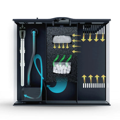9-Gallon FLEX Aquarium Kit, Black