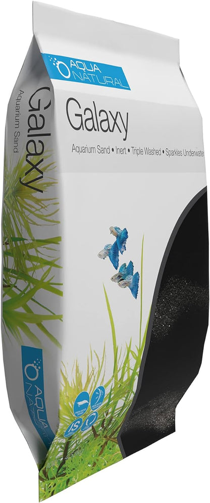 20Lb Black Sand Substrate for Aquascaping, Aquariums, Vivariums, Terrariums