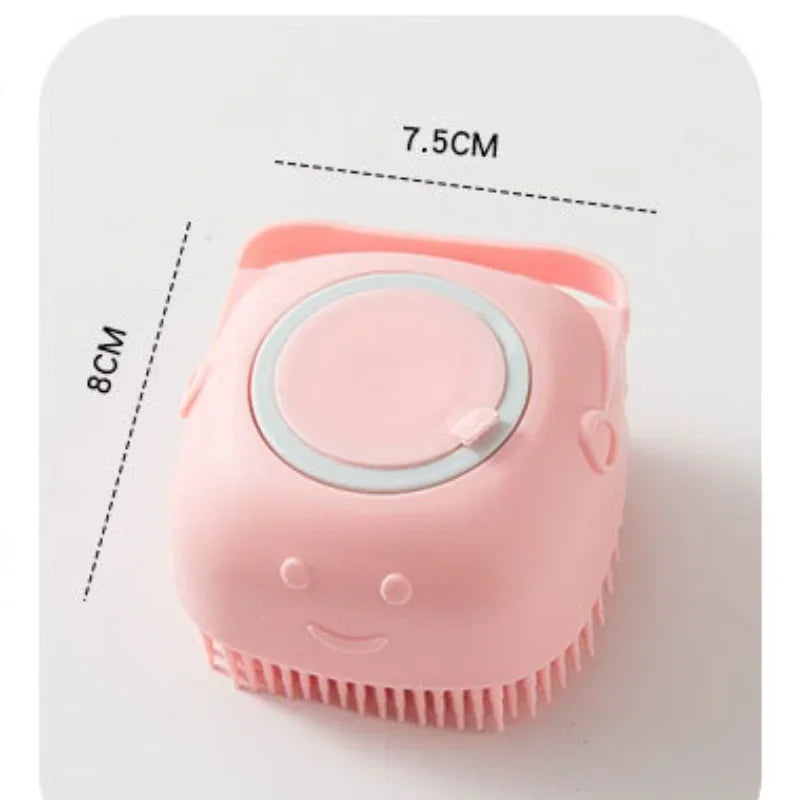 Pet Accessories for Dogs Shampoo Massager Brush Bathroom Puppy Cat Massage Comb Grooming Shower Brush for Bathing Soft Brushes