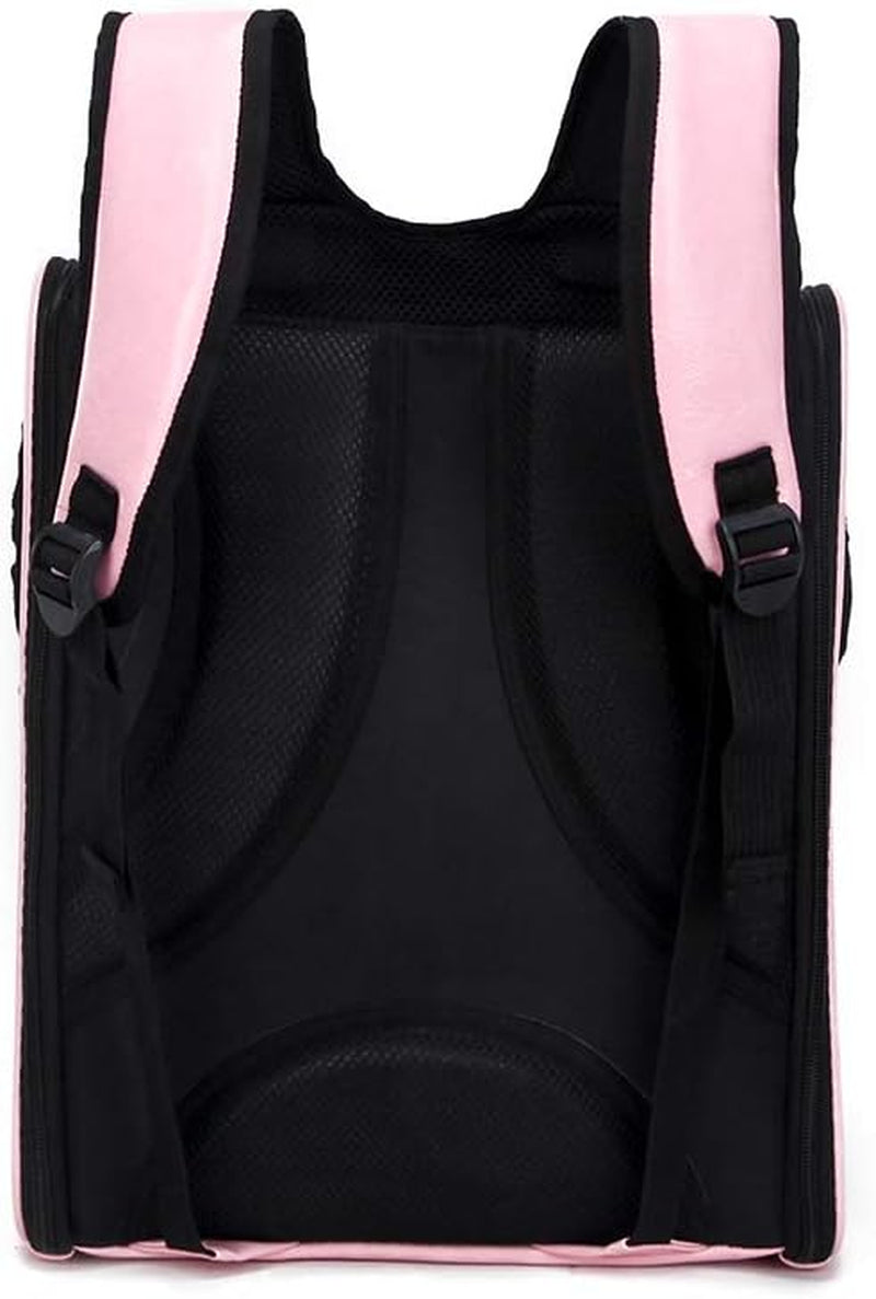 Pet Parrot Bird Small Dog Cats Carrier Backpack, Space Capsule Breathable Transparent Cover Backpack for Pets with 4 Colors Optional