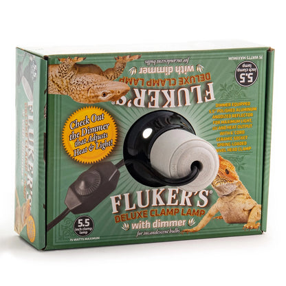 Repta-Clamp Lamp for Reptiles, UL/CUL Approved with Dimmable Switch, Heavy Duty Clamp Lamp 5.5"