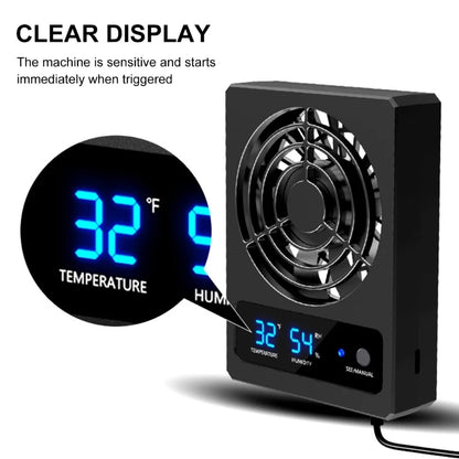 Terrariums Ventilator Cooling Fan Reptiles Tanks Hangable Air Coolers Automatic Terrariums Chiller Temperature Control Fan