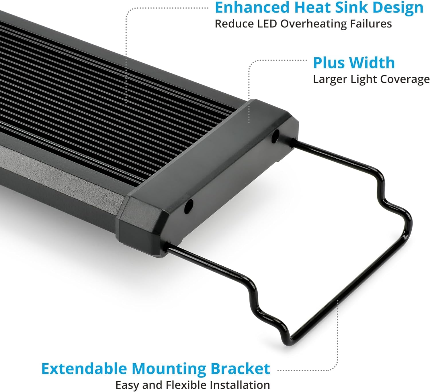 Classicled plus LED Aquarium Light with Timer, 32 Watts, for 48 to 54 Inch Fish Tank Light, Daylight and Moonlight Cycle